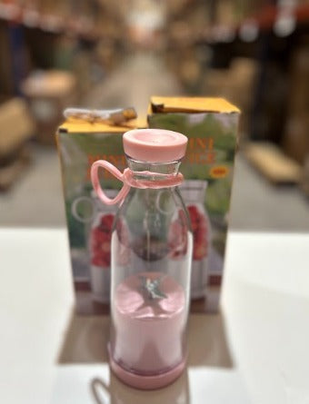 Mini licuadora de vaso portatil rosa